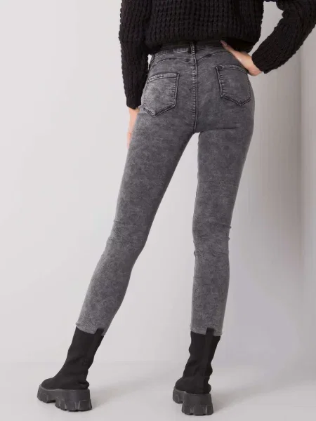 Pantaloni Fashionhunters gri