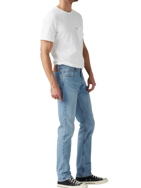 Дънки Levi's SLIM мъжки синьо черно