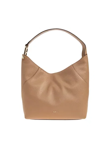Torebka Furla skórzana brązowa