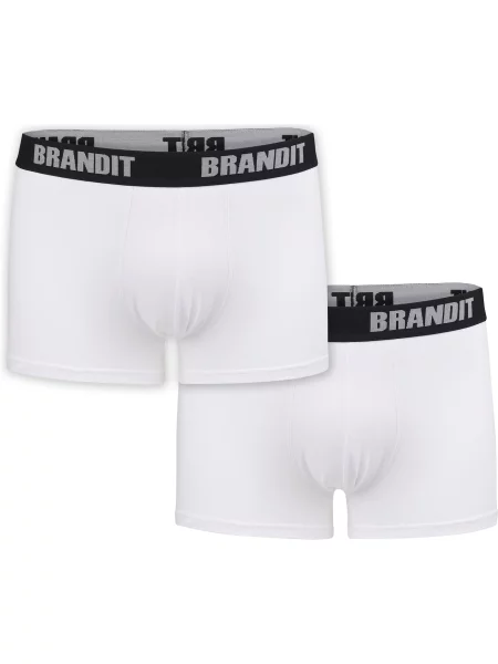 Brandit Boxeralsók világosszürke / fekete fehér
