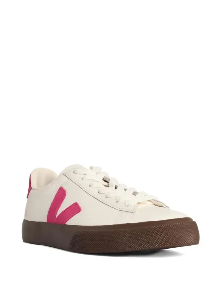 Sneakerși Veja Campo din piele alb