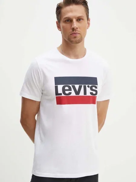 Levi's® Tricou Sportswear Logo Graphic alb