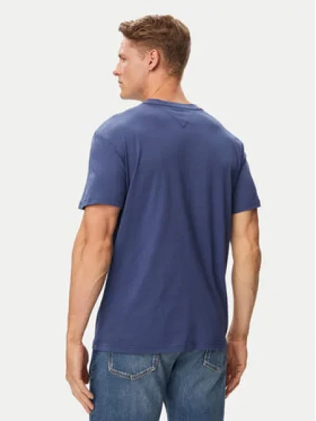 Tommy Jeans Tričko kráľovská / červená / biela modrá
