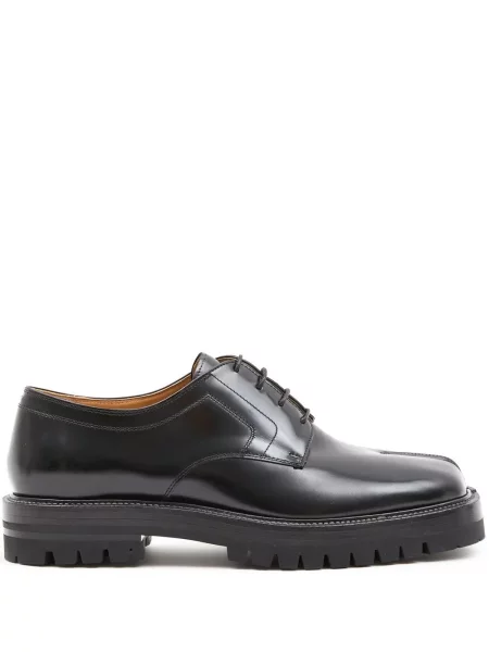 Pantofi Maison Margiela cu șireturi din piele negru