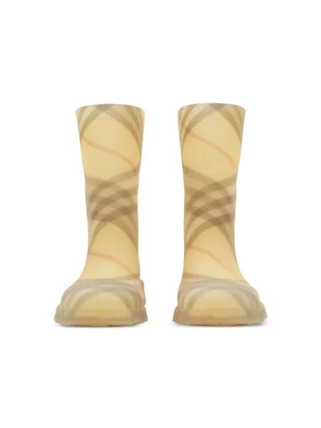 Botki dziecięce Burberry żółte