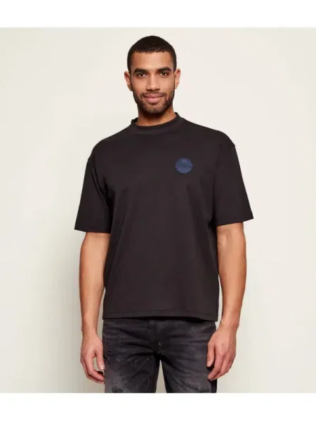 BOSS ORANGE Tricou Te_Varsity negru