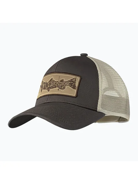 Sildes sapka BUFF Explore Trucker lake river khaki. Méret: L-XL barna