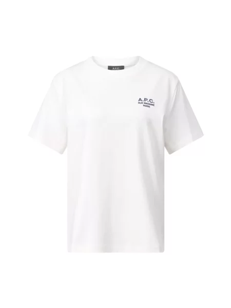 Koszulka A.p.c. z krótkim rękawem biała