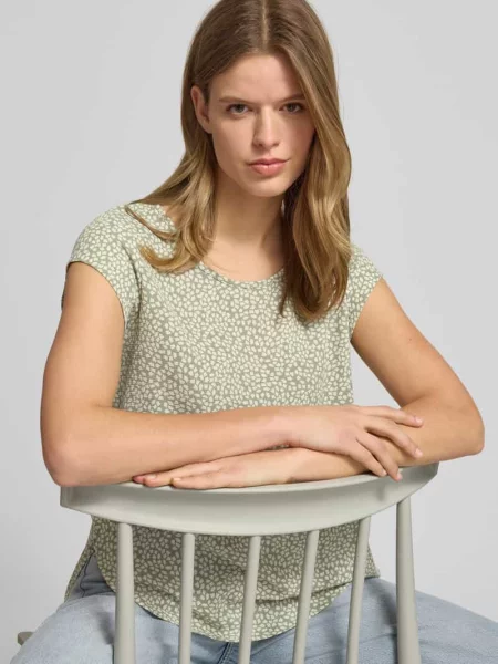 Bluzka o kroju relaxed fit z tkaniny crêpe model VIC' Only