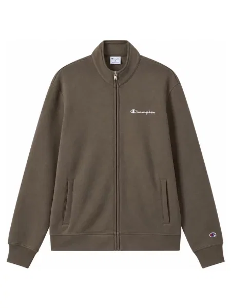 Mikina na zips Champion hnedá