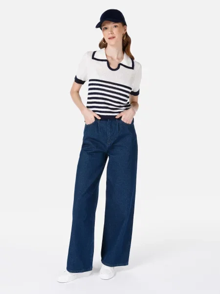 Футболки і поло Colin’s комбінований верх синій