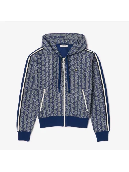Lacoste толстовка Monogram блакитна