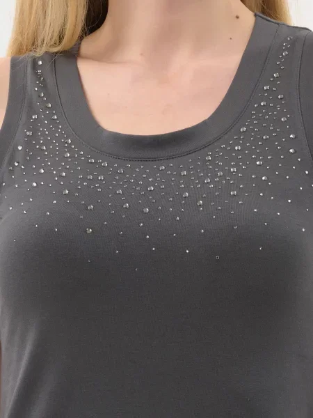 Платье Ea7 Emporio Armani серое