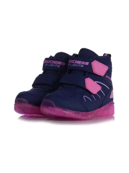 Členkové topánky Skechers modrá