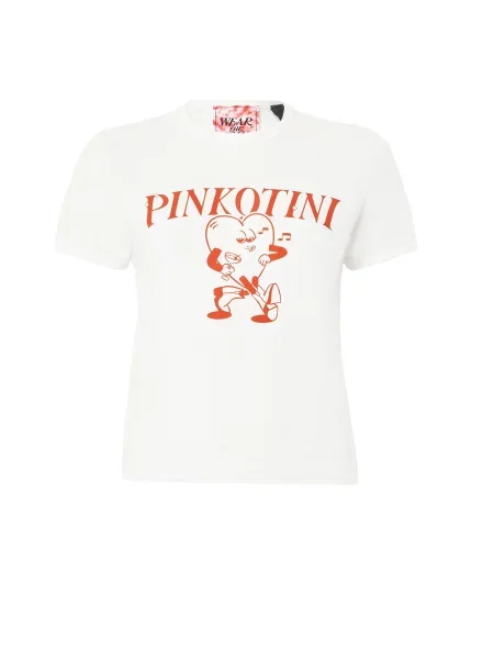 PINKO Tricou INTENSO roșu orange alb