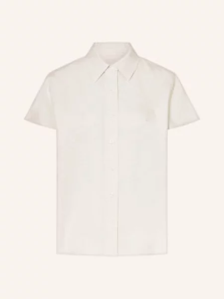 Calvin Klein Sukienka Koszulowa Z Lnem weiss beżowa