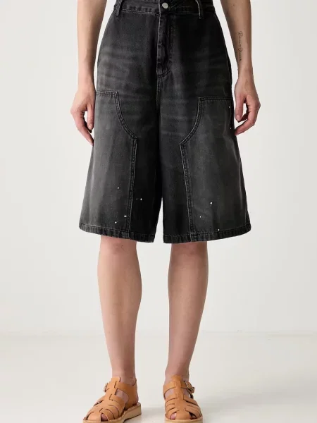 Carhartt WIP W Nixon Double Knee pantaloni scurți carpenter din denim pentru femei