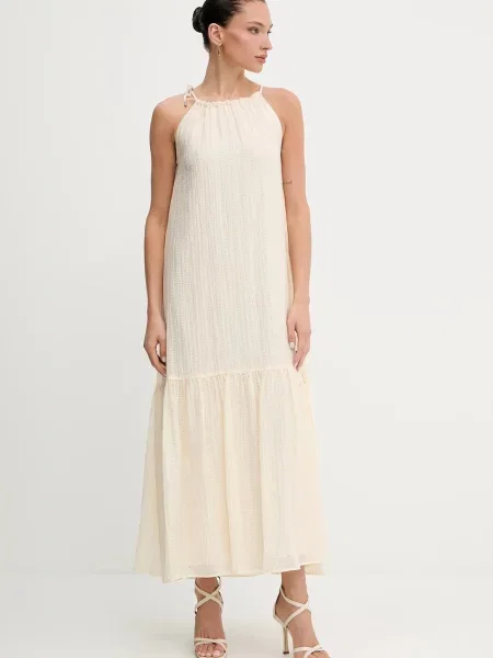Haljina Liu Jo maxi ravna bež