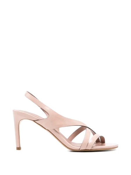 Sandale Del Carlo slingback cu bretele roz