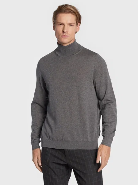 Pulover Boss de lână negru