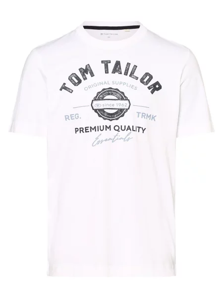 Tom Tailor T-shirt Mężczyźni L biały