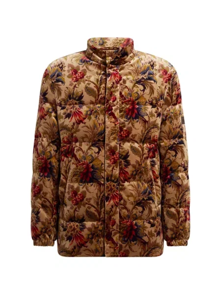 Geacă Etro de catifea cu model floral cu imagine