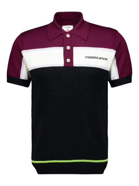 Polo Casablanca de lână negru