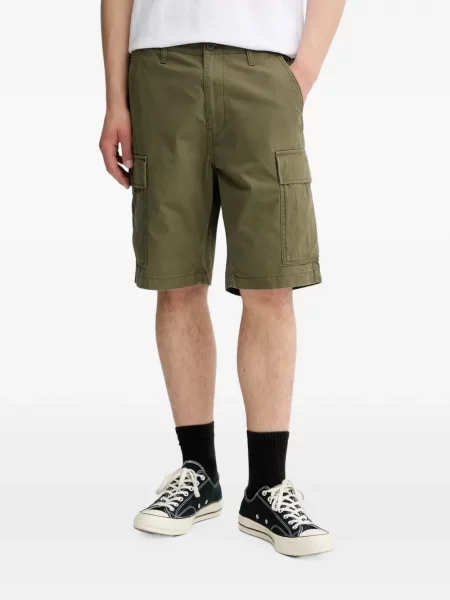 Scurt pantaloni scurți Levi's® cu broderie cu dungi alb