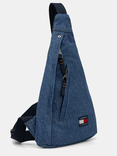 Tommy Jeans saszetka jeansowa niebieski