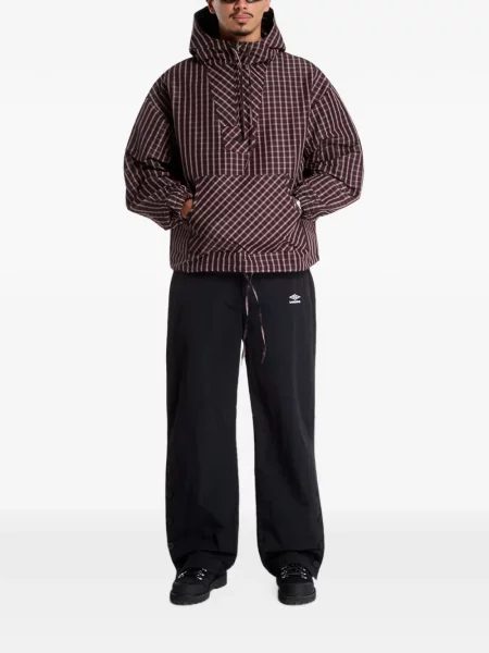 Anorak Umbro în carouri maro