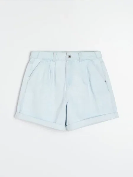 Бермуды Sinsay с высокой посадкой синие