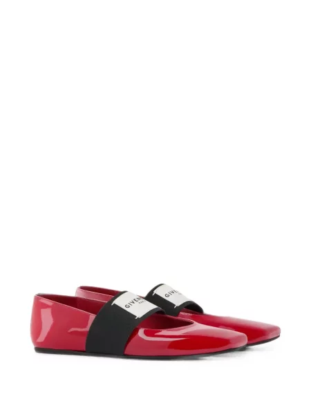 Balerini Givenchy din piele de lac roșu