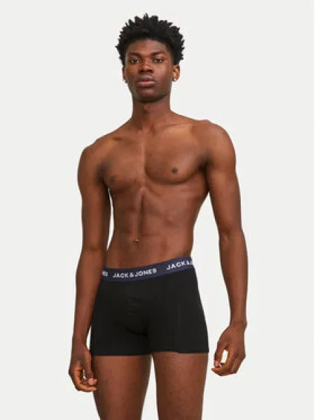 JACK & JONES Boxerky Solid mix barev černá