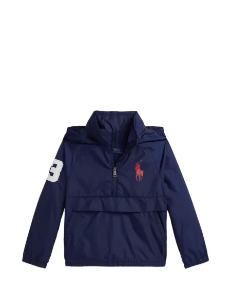 Kurtka dziecięca Polo Ralph Lauren niebieska