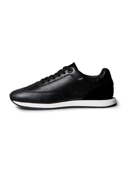 Calvin Klein Sneakersy Low Prof Runn Laceup Perf Lth čierna