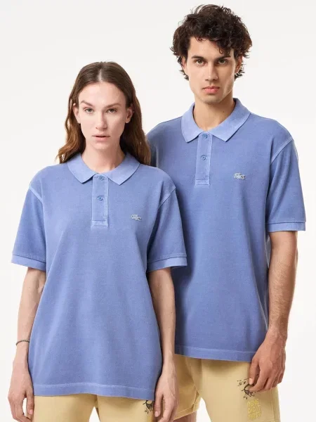 Дитяче поло Lacoste блакитне