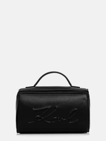 Kozmetička torbica Karl Lagerfeld K/VILLE crna