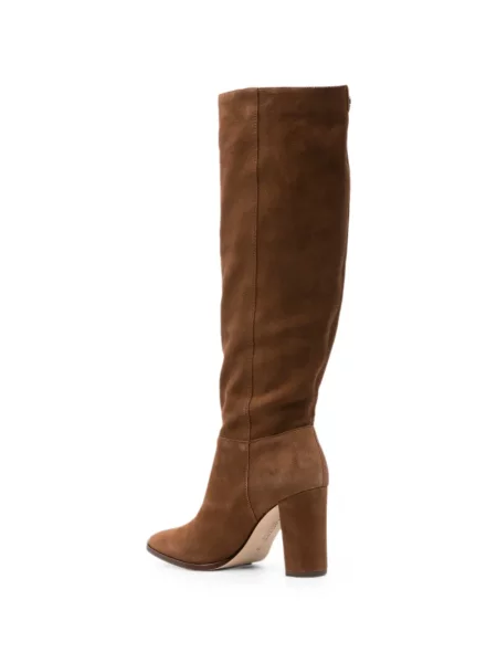 Botine Lauren Ralph Lauren din piele de căprioară maro