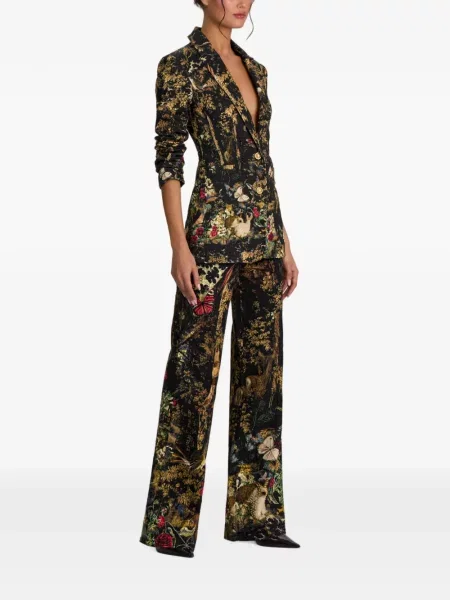 Sacou Alice + Olivia cu broderie negru