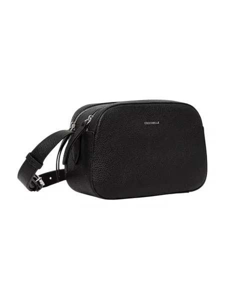 Coccinelle torebka crossbody skórzana czarna