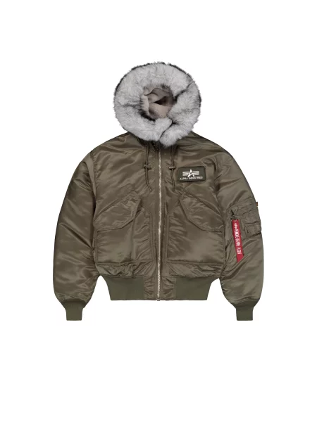 ALPHA INDUSTRIES Geacă de iarnă / amestecat / oliv gri