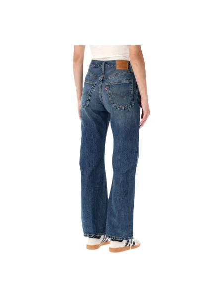 Szerokie jeansy Levi's niebieskie