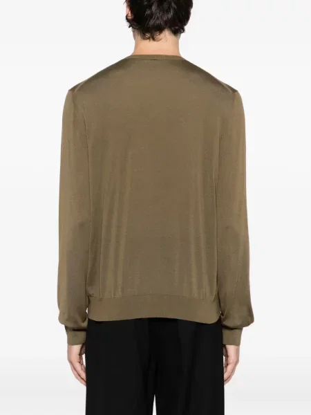Tricou Tom Ford de mătase verde