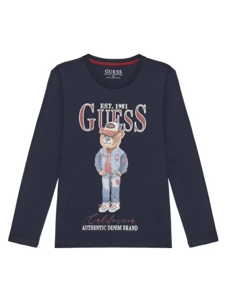 Μπλούζα Guess μπλε