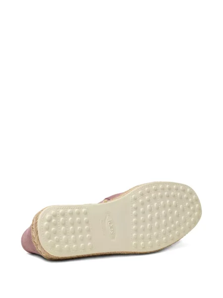 Велурени еспадрили Tod's розово