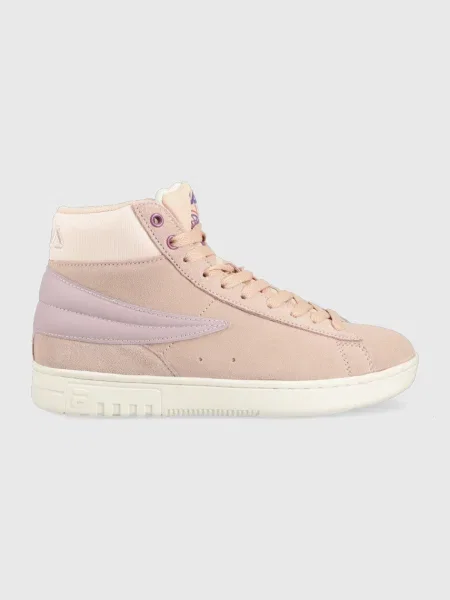 Велурени маратонки Fila Highflyer розово