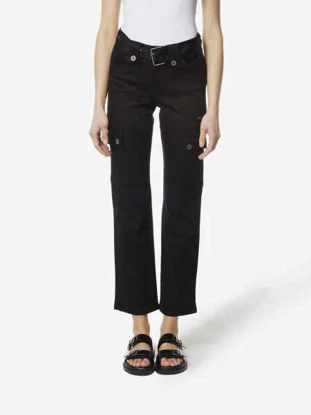 KOROSHI Jeans denim negru