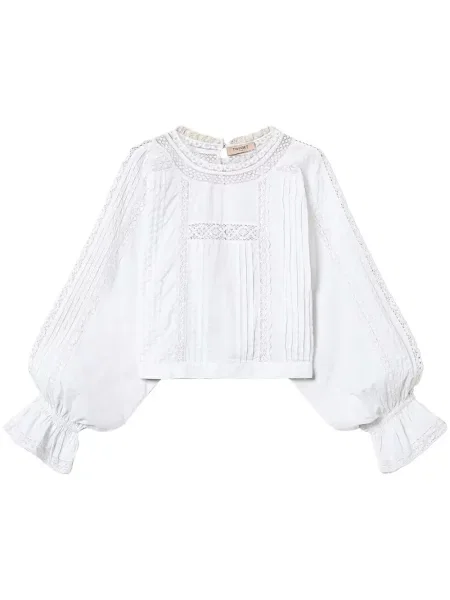 Haftowana bluzka Twinset biała