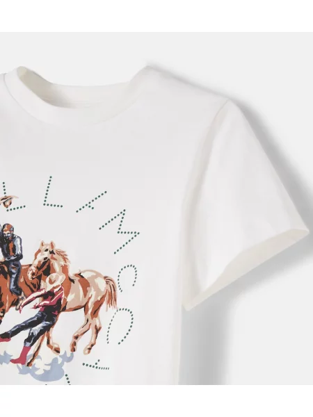 Gyerek póló Stella Mccartney fehér