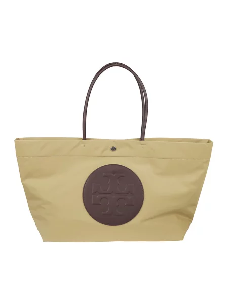 Shopperka Tory Burch beżowa
